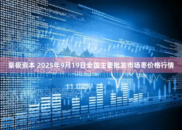 豪极资本 2025年9月19日全国主要批发市场枣价格行情